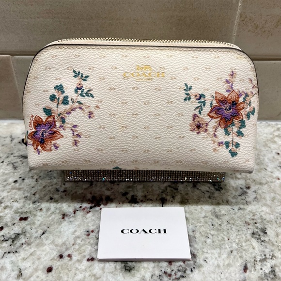 Coach Handbags - Coach Floral Cosmetic Pouch